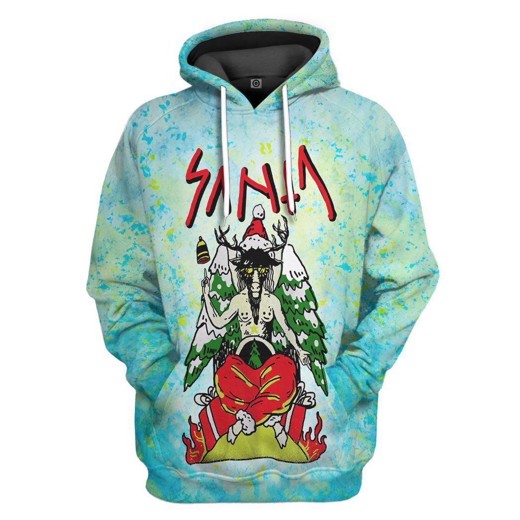 Satan Claus Custom Hoodie Apparel