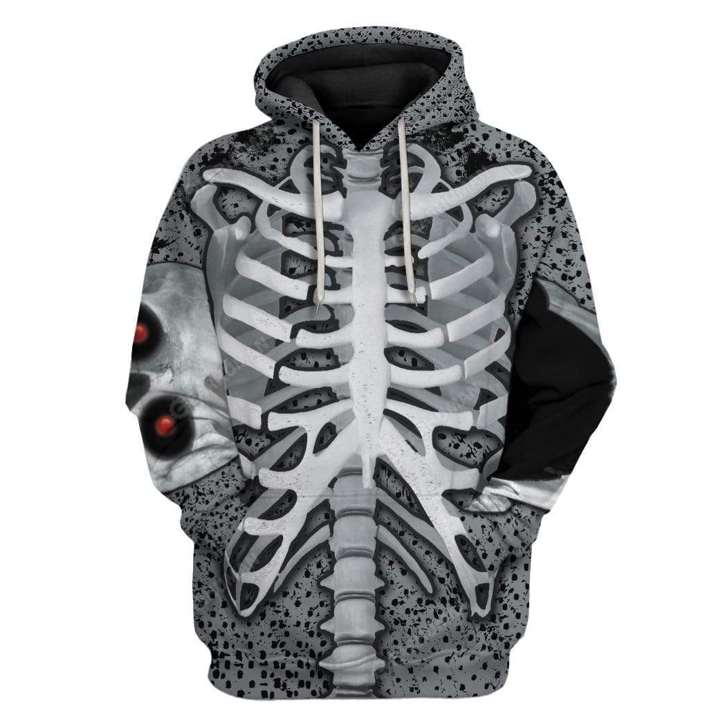 Skeleton Hoodie TShirt Apparel