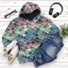 Sparkling Mermaid Tail All Over Print T-Shirt Hoodie Fan Gifts Idea 9