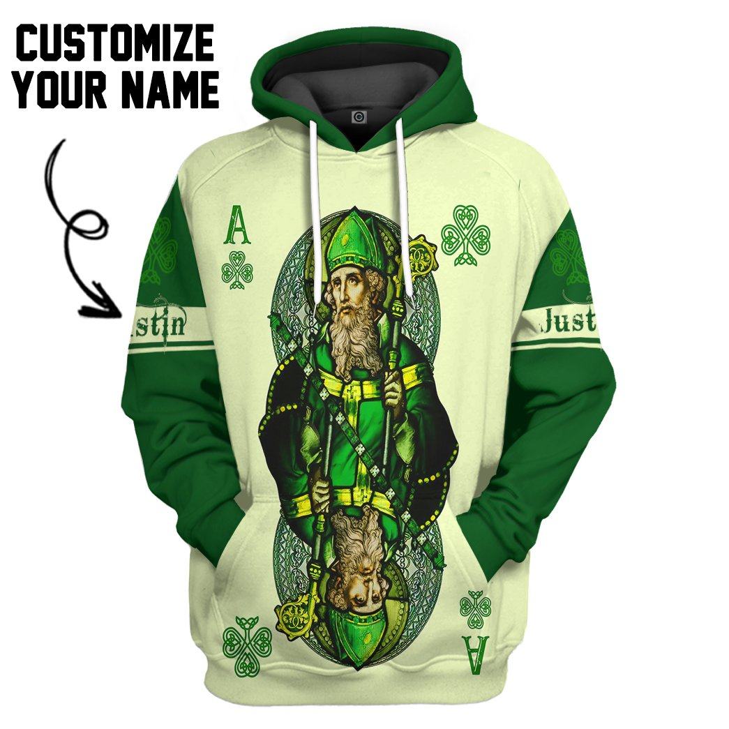 St Patrick Day Joker Custom Name Tshirt Hoodie Apparel