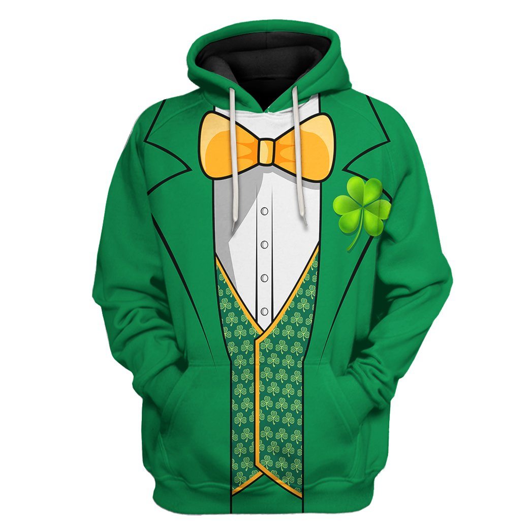 St Patricks Day Leprechaun All Over Print T-Shirt Hoodie Fan Gifts Idea