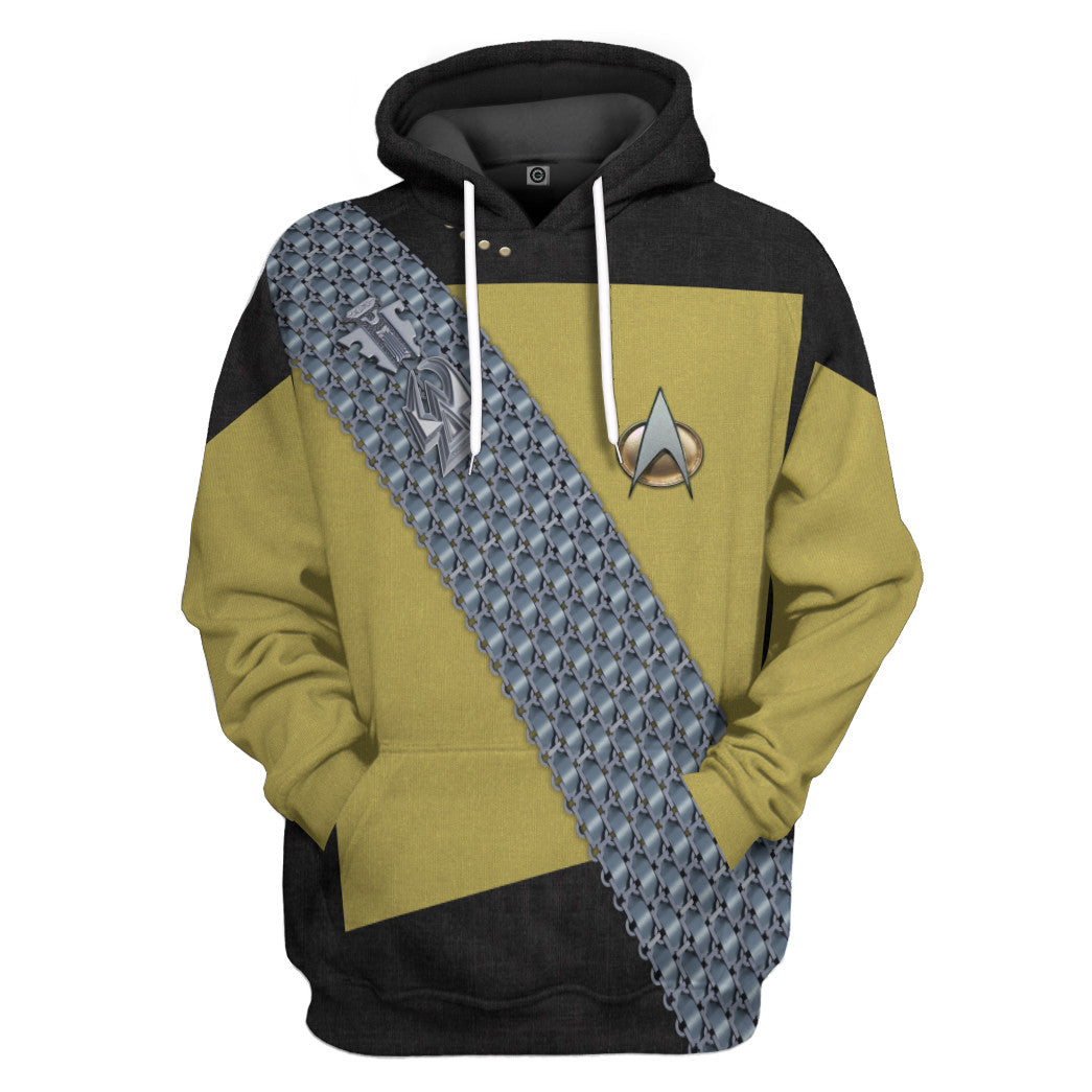 Star Trek Worf Cosplay All Over Print T-Shirt Hoodie Fan Gifts Idea