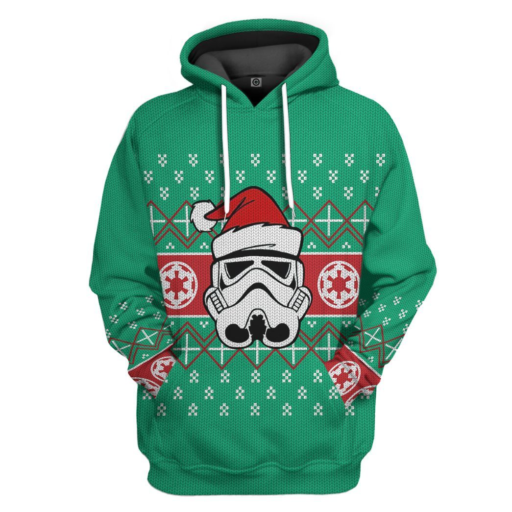 Star Wars Storm Trooper All Over Print T-Shirt Hoodie Fan Gifts Idea