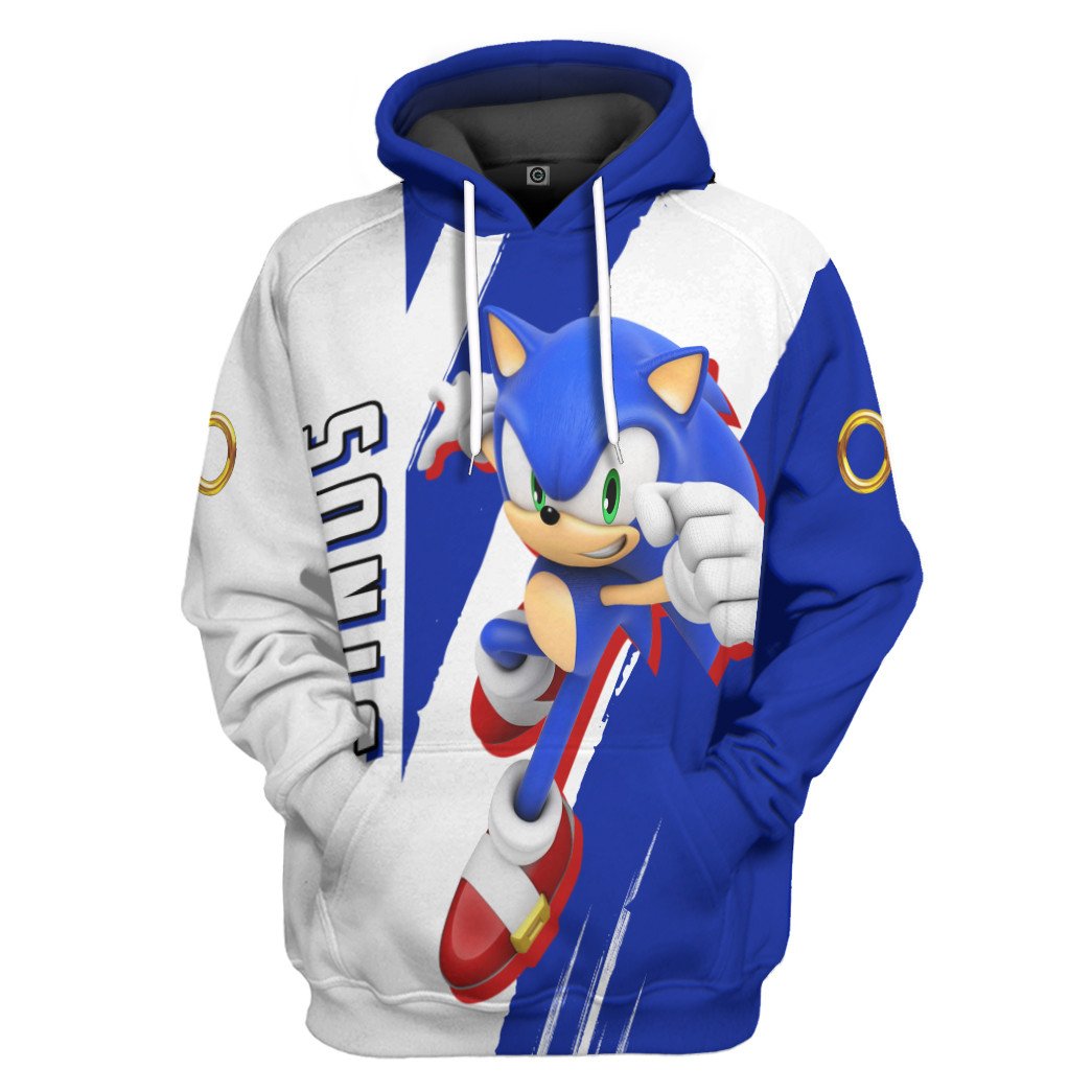 STH Sonic All Over Print T-Shirt Hoodie Fan Gifts Idea