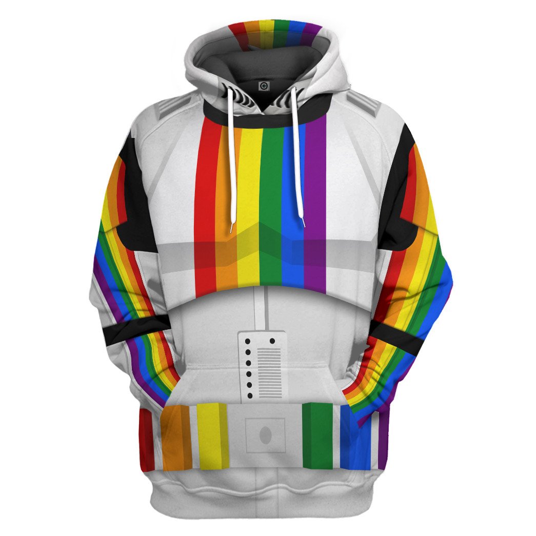 Star Wars Stormtrooper LGBT Pride Month All Over Print T-Shirt Hoodie Fan Gifts Ideapr