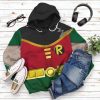 Teen Titan Robin Cosplay All Over Print T-Shirt Hoodie Fan Gifts Idea 9