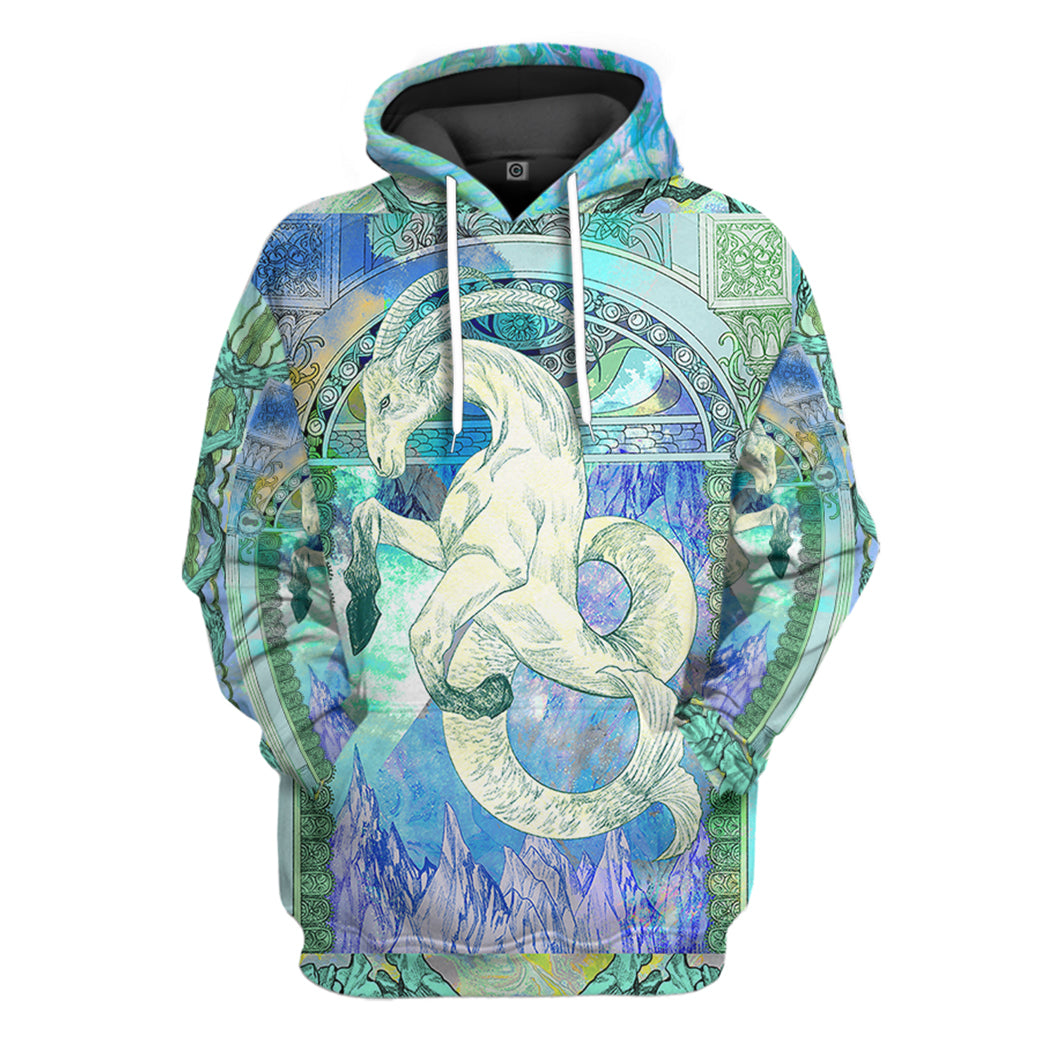 The Bright Side Of Capricorn All Over Print T-Shirt Hoodie Fan Gifts Idea