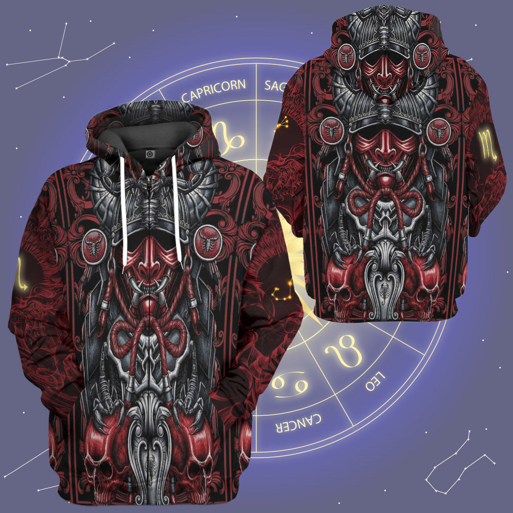 The Dark Side of Scorpio All Over Print T-Shirt Hoodie Fan Gifts Idea 13