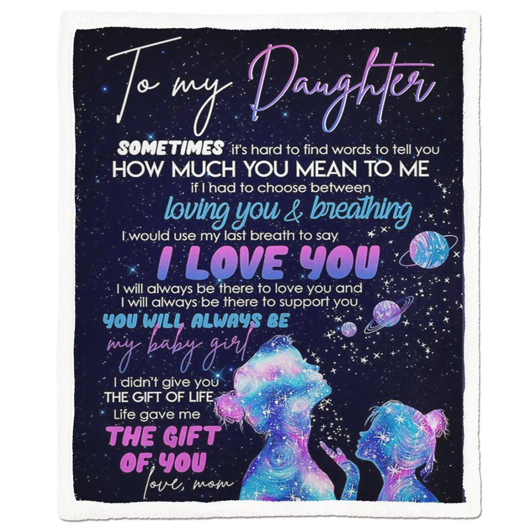 Alldaytee To My Daughter Blanket