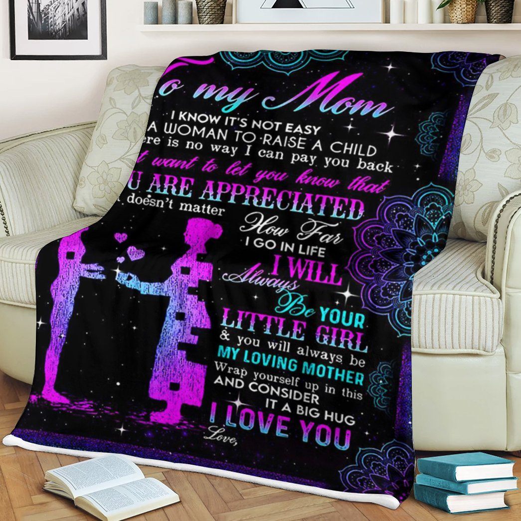 Alldaytee To My Mom Blanket
