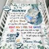 Alldaytee To My Mommy Elephant Mothers Day Gift Custom Name Blanket 5