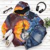 Water Fire Dobro Guitar Hoodie 13