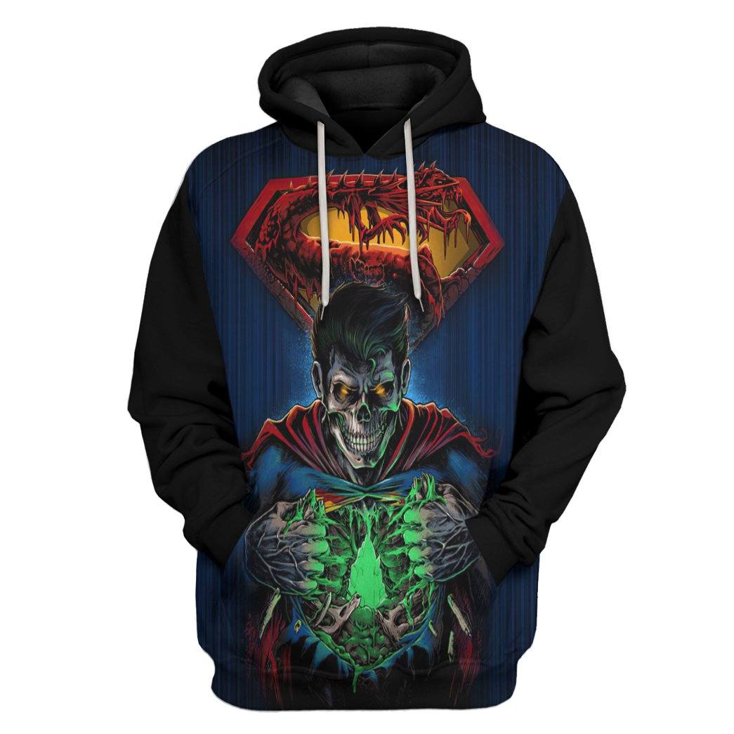 Zombie Superman Custom Hoodie Apparel