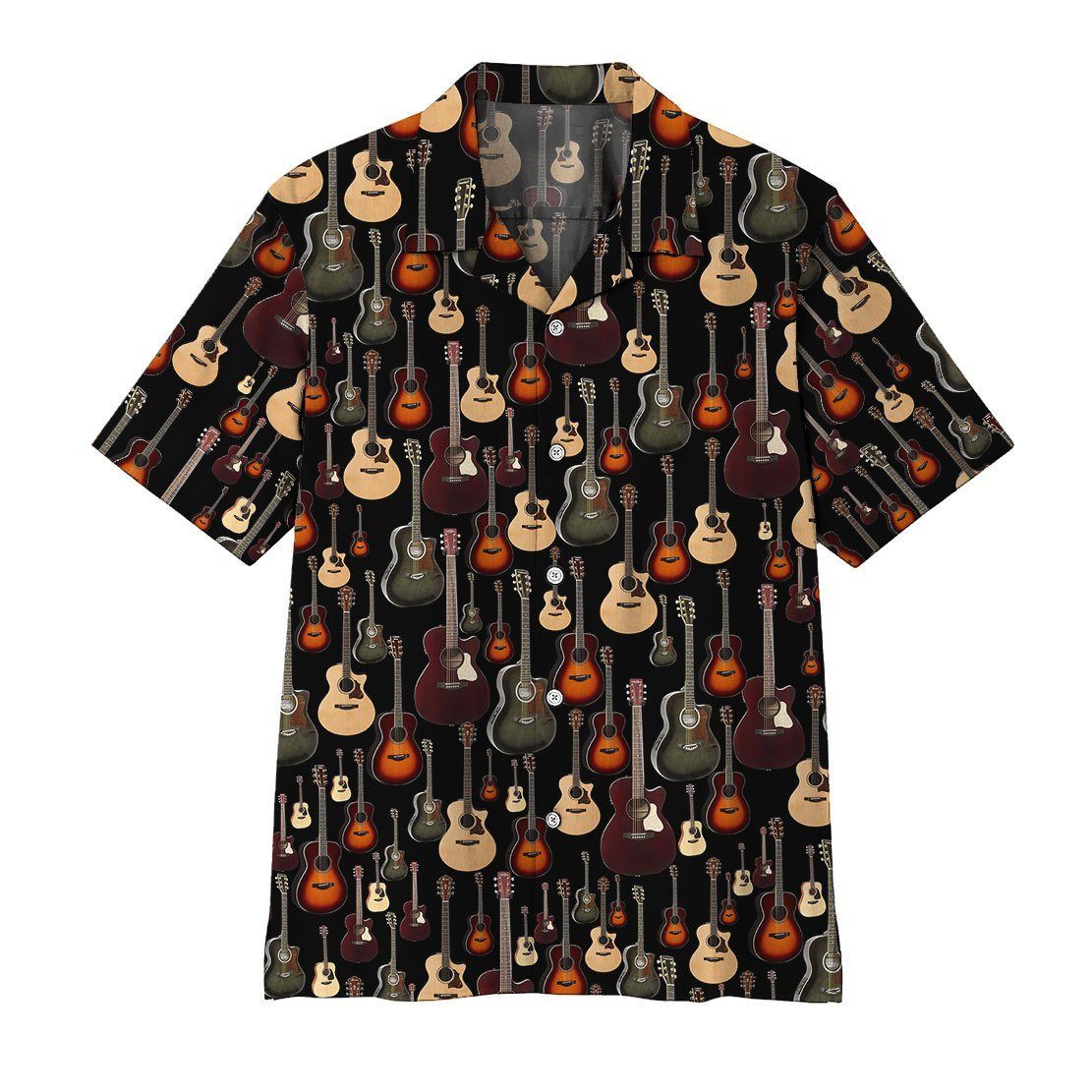 Acoustic Guitar Custom Hawaii Shirt