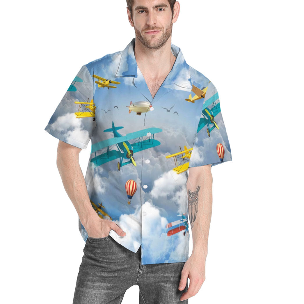 Aerobatic Planes Custom Hawaii Shirt 7