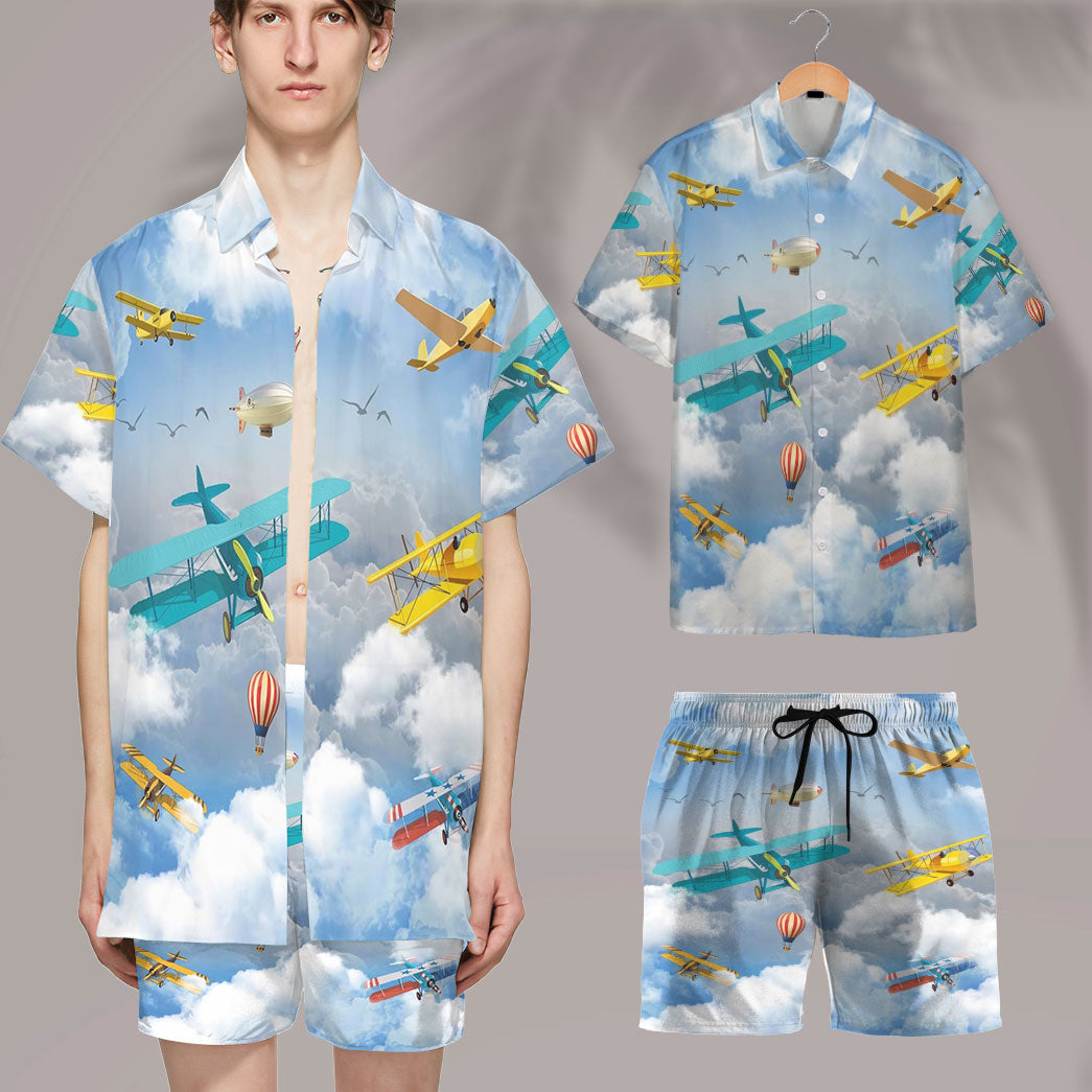 Aerobatic Planes Custom Hawaii Shirt 11