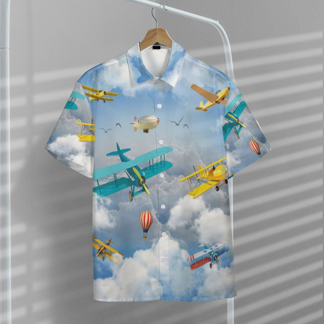 Aerobatic Planes Custom Hawaii Shirt 9