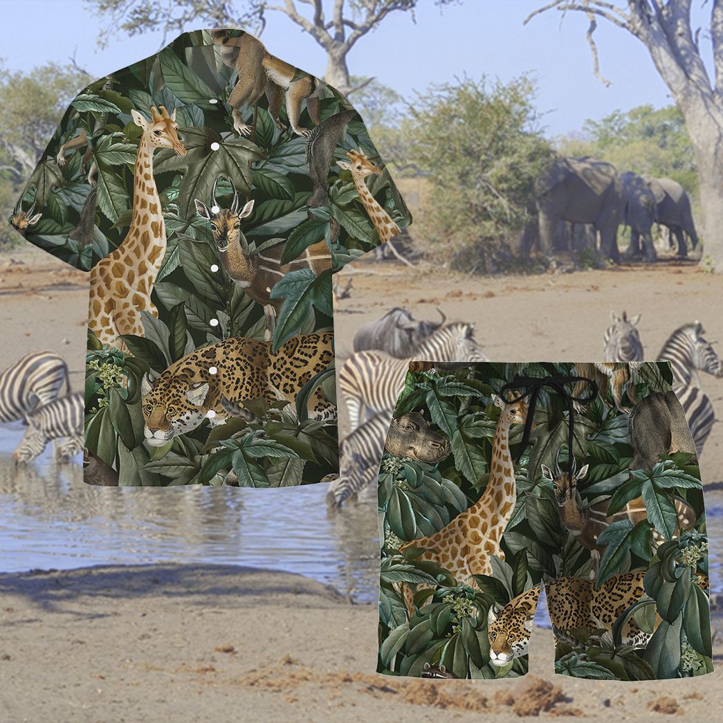 African Wild Animal Hawaii Shirt 17