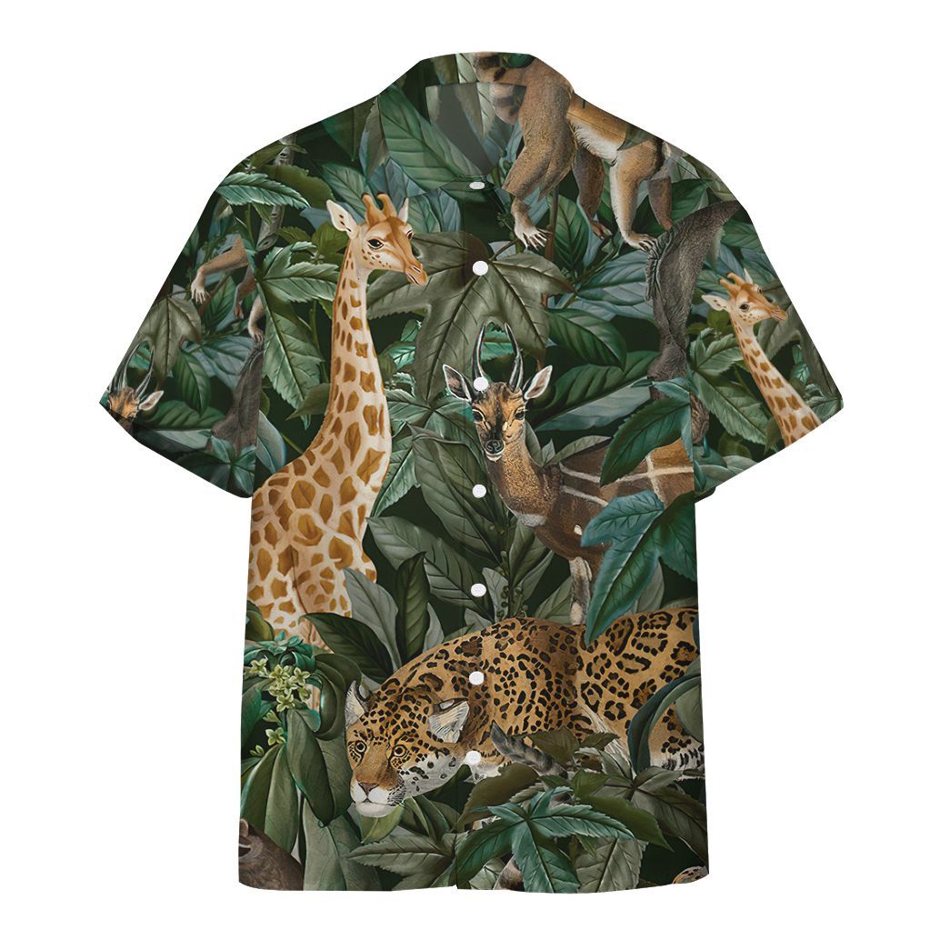 African Wild Animal Hawaii Shirt
