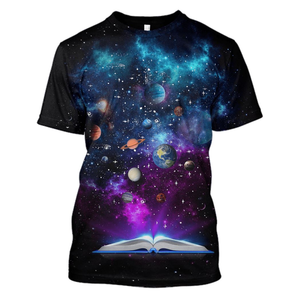 All planets in the universe from a book Custom T-shirt – Hoodies Apparel