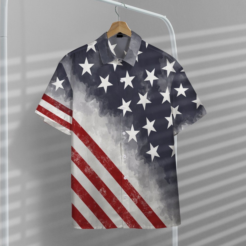 American Flag Custom Short Sleeve Shirt 7
