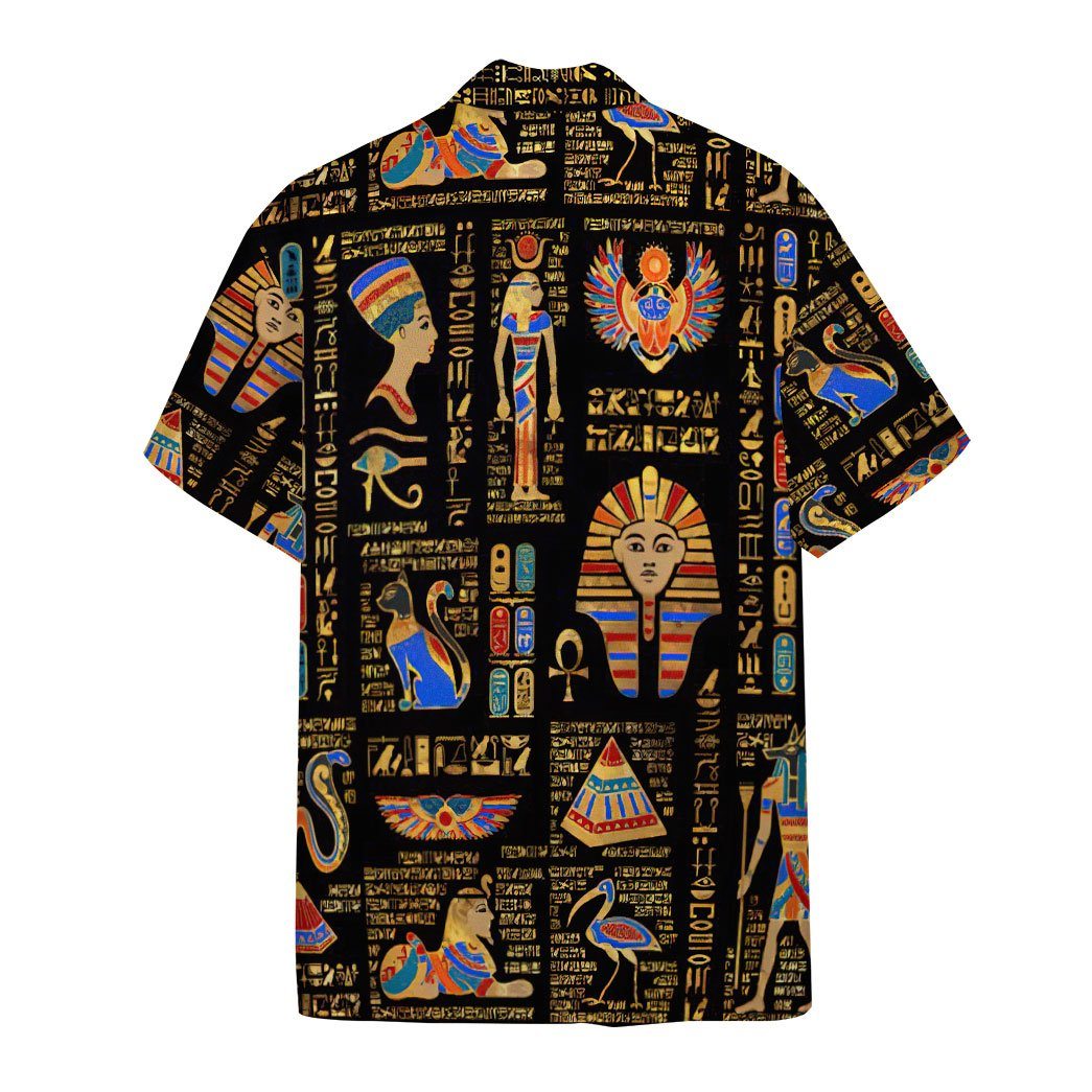 Ancient Egyptian Deities Custom Short Sleeves Shirt 1