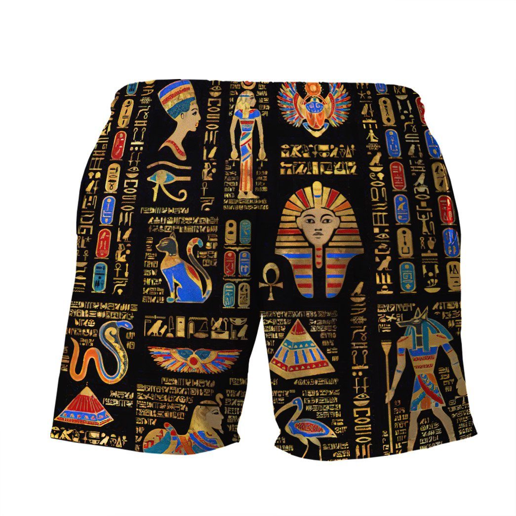 Ancient Egyptian Deities Custom Short Sleeves Shirt 17