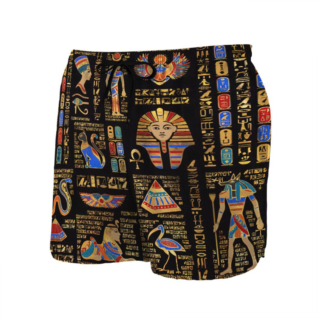 Ancient Egyptian Deities Custom Short Sleeves Shirt 15