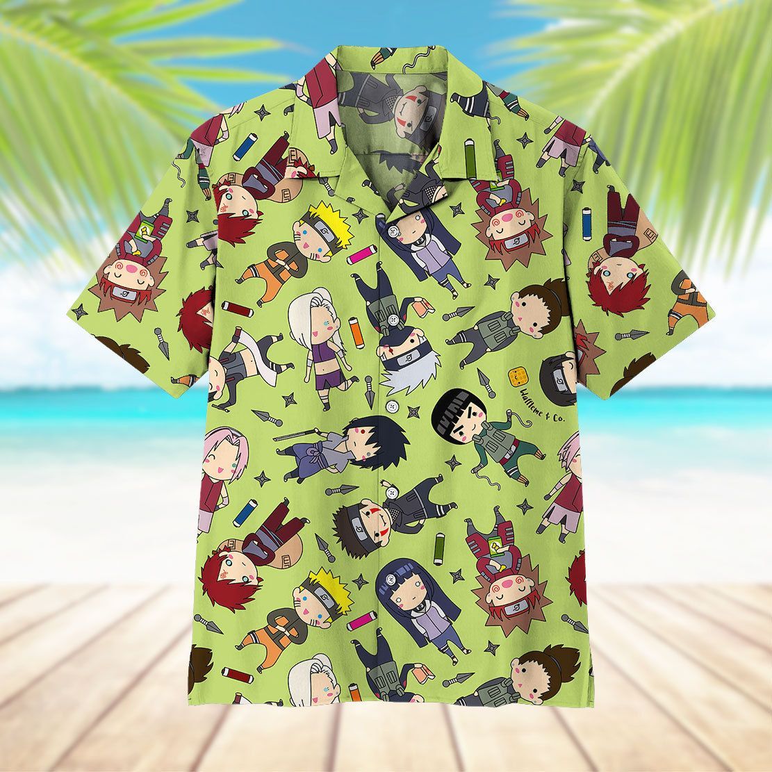 Anime Naruto Chibi Characters Hawaii Shirt 23