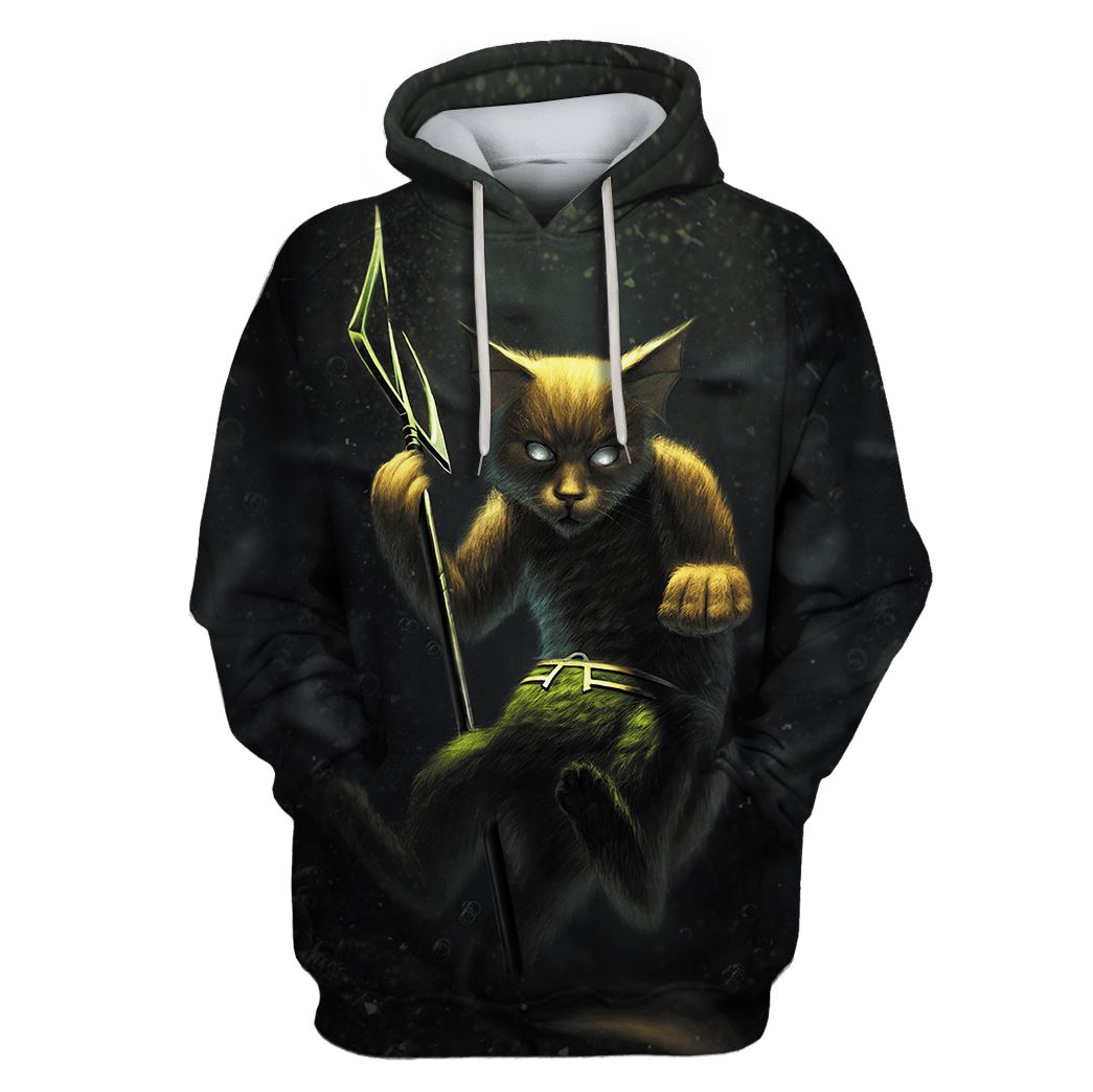 Aquaman Cat Version Custom T-shirt – Hoodies Apparel