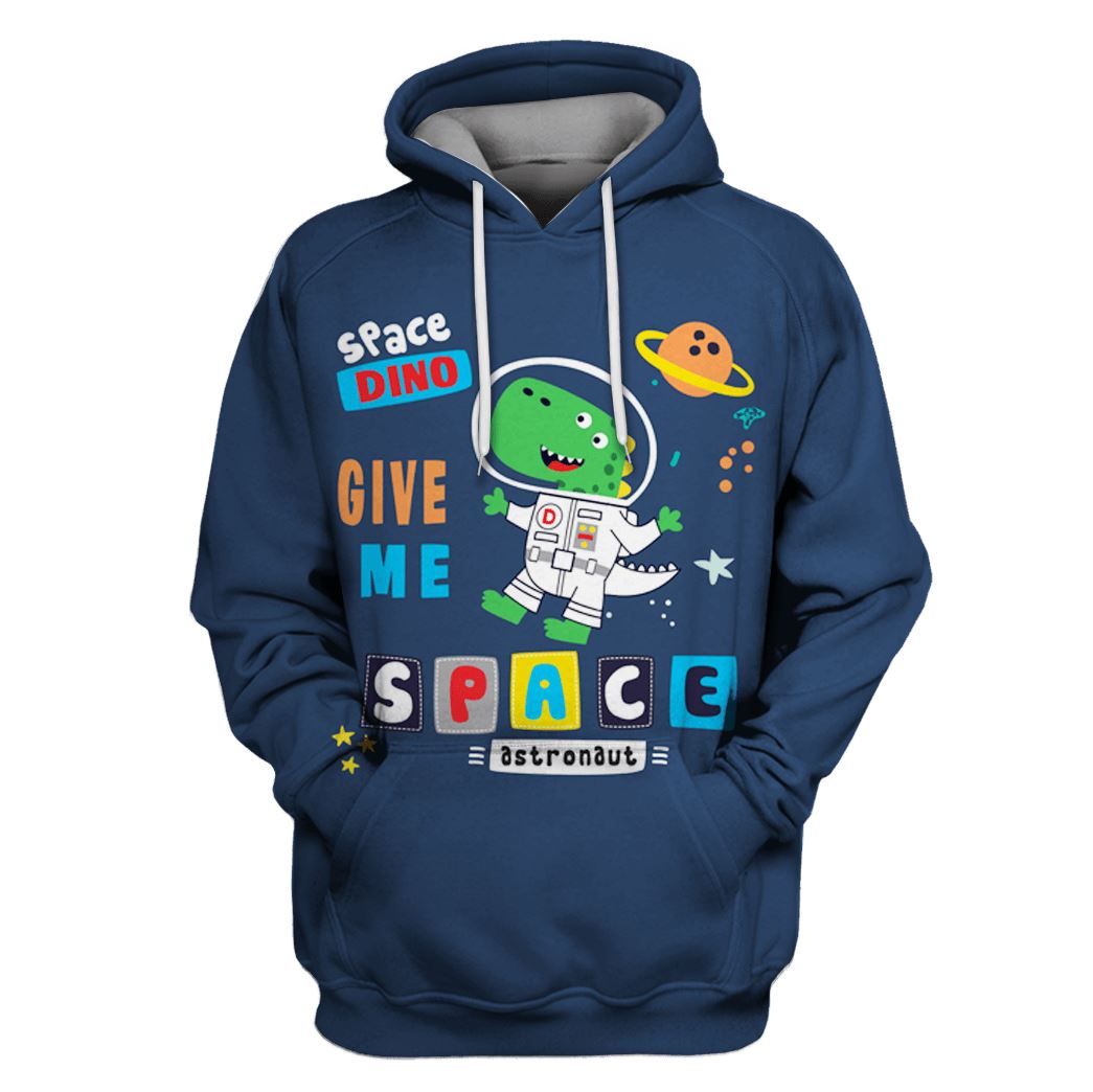 Astronaut Dino OuterSpace Custom T-shirt – Hoodies Apparel