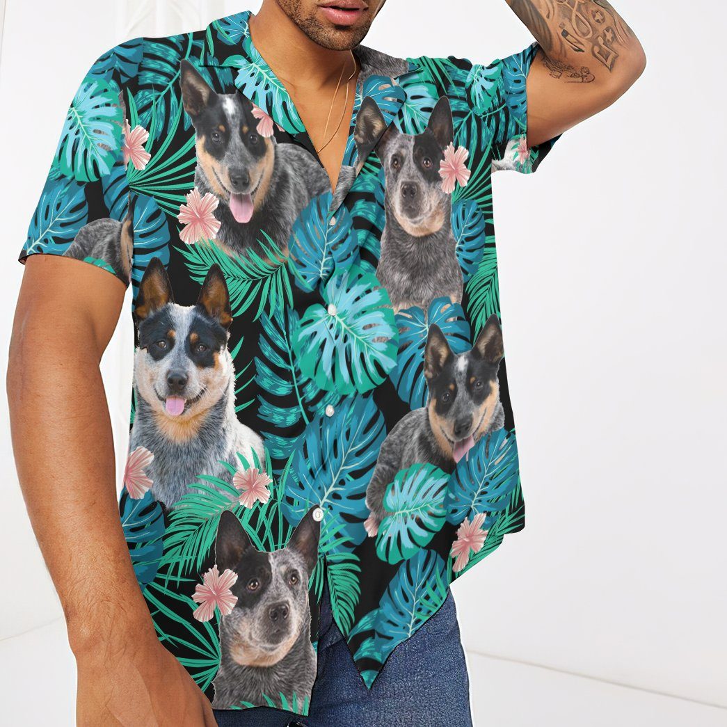 Australian Cattle Dog Summer Custom Short Sleeve Shirt 5