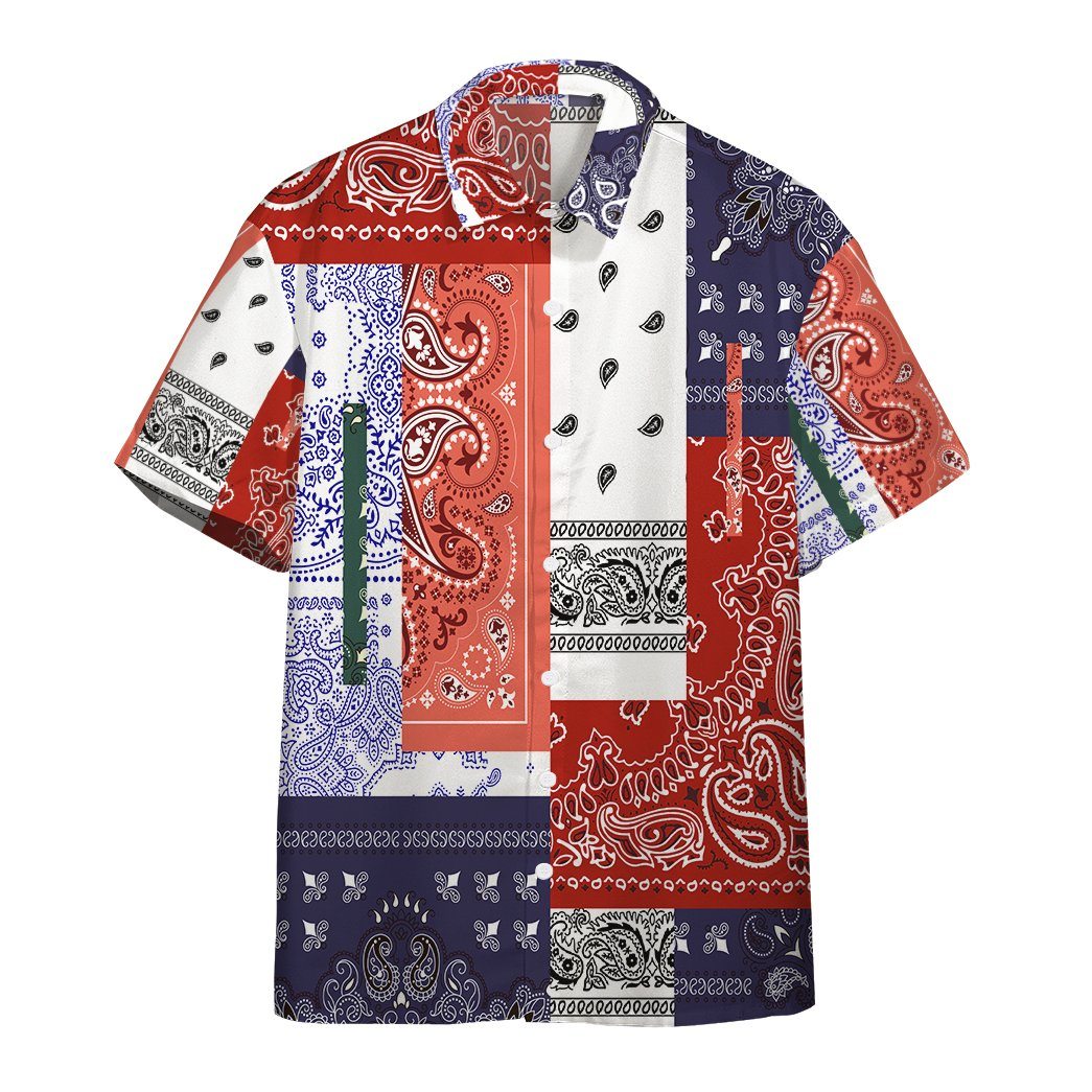 Bandana Hawaii Custom Shorts Sleeve Shirt