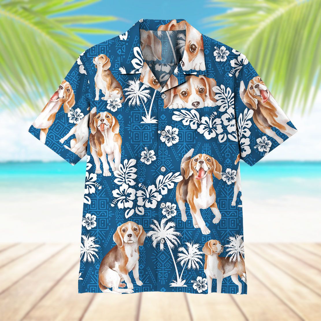 Beagle Dogs Hawaii Shirt