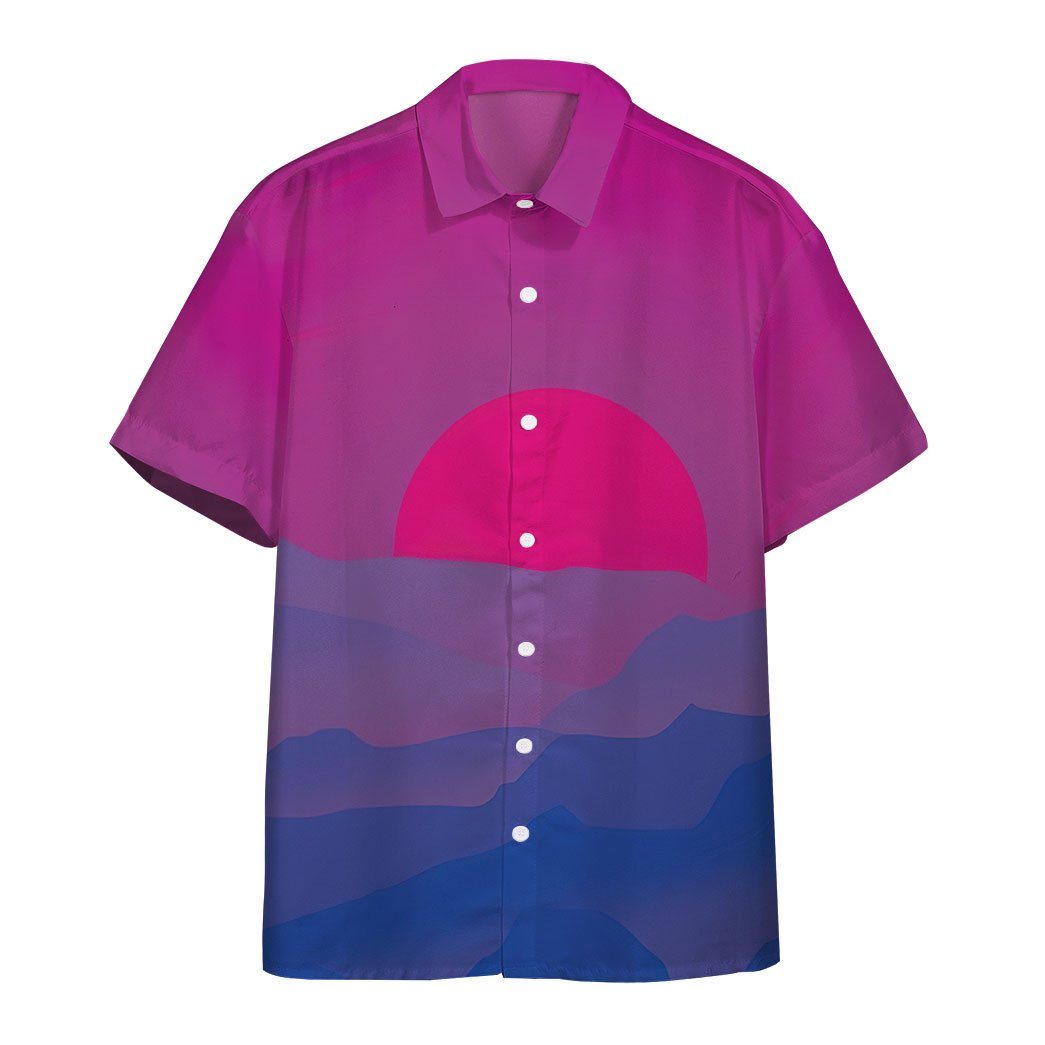 Bis Pride Sunrise Custom Hawaii Shirt