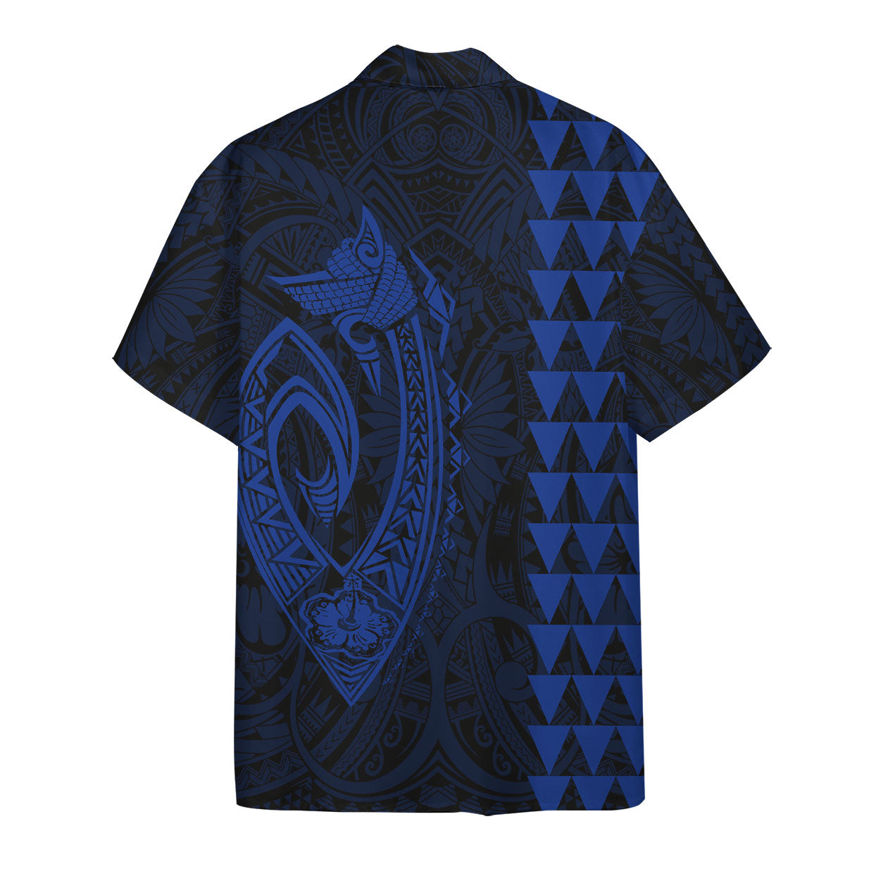 Blue Fish Hook Hawaii Shirt 1