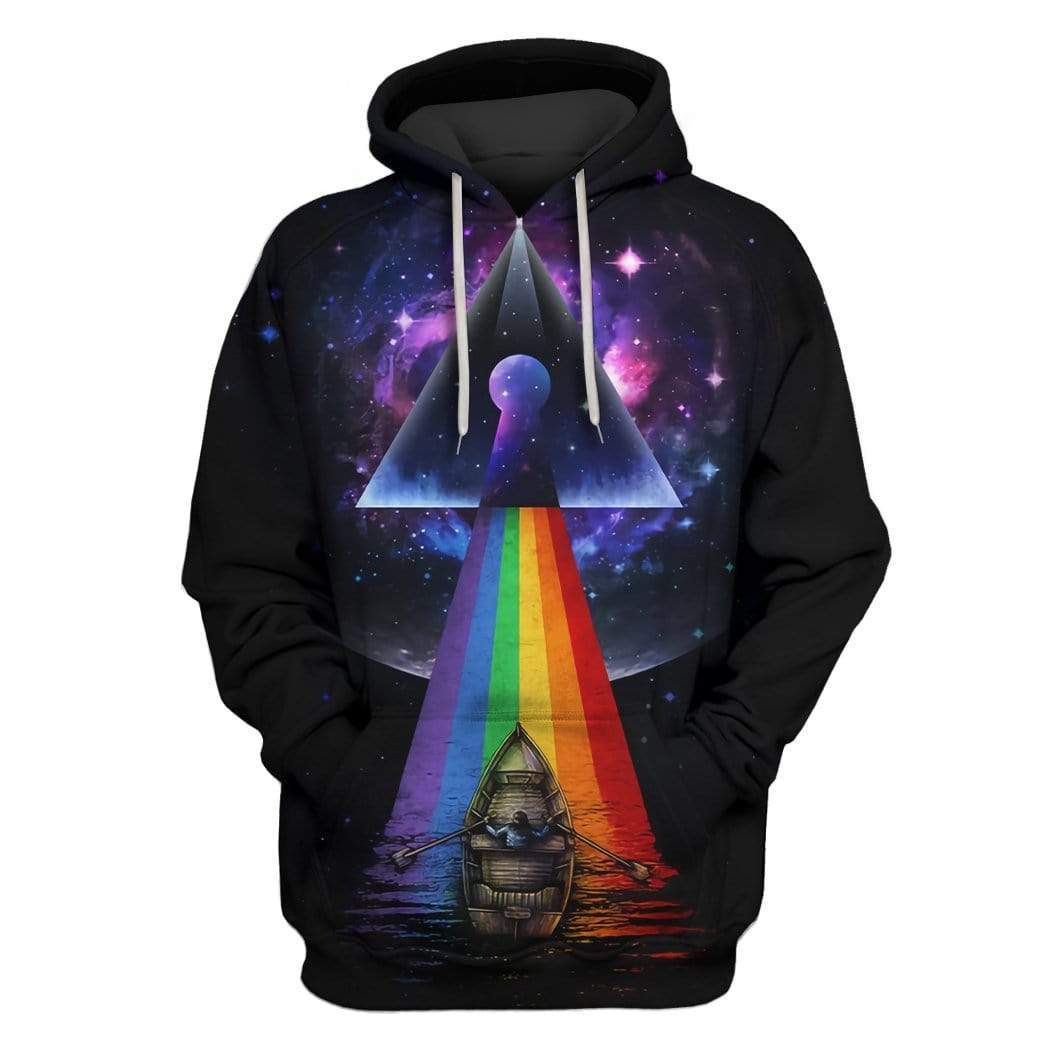 Boat Going Into Galaxy Custom T-shirt – Hoodies Apparel