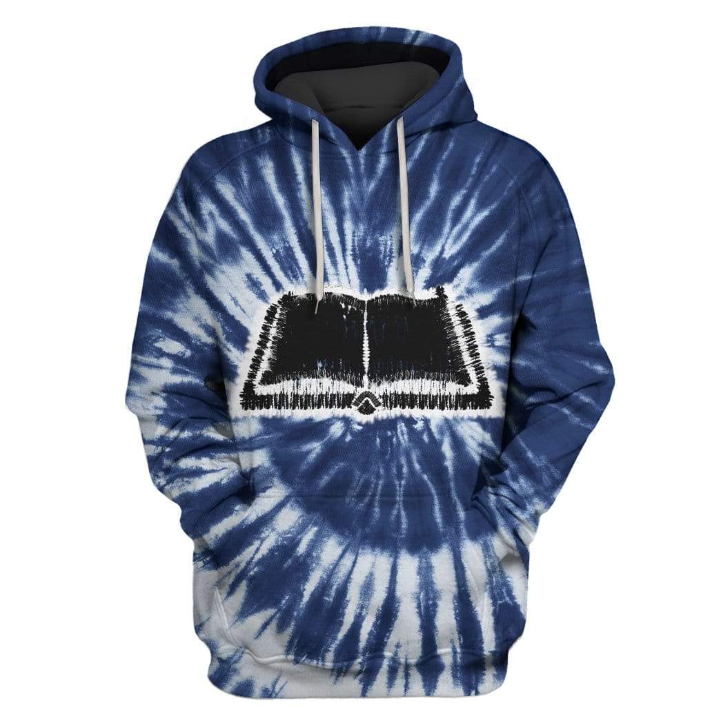 BOOK ON TIE DYE BACKGROUND Custom T-shirt – Hoodies Apparel