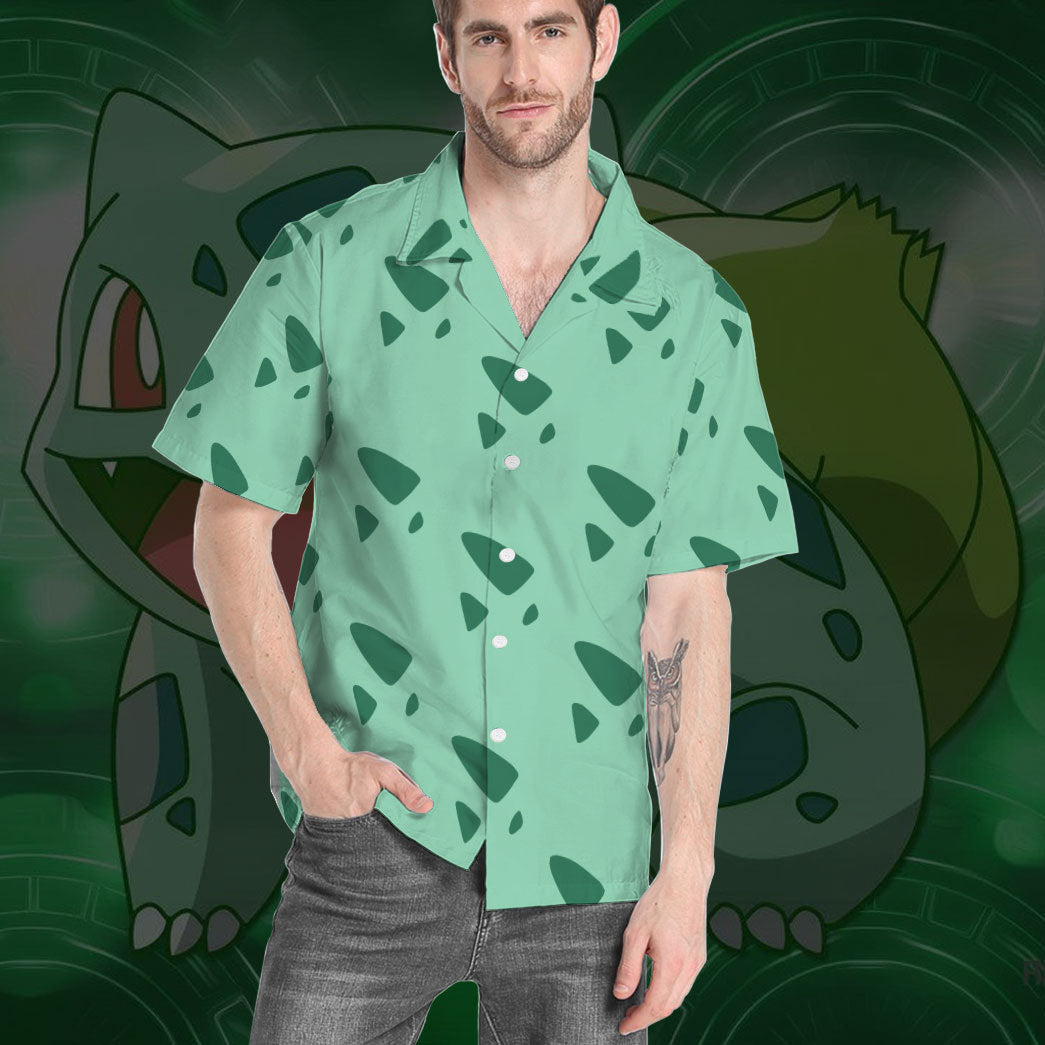Bulbasaur Custom Short Sleeve Shirt 9