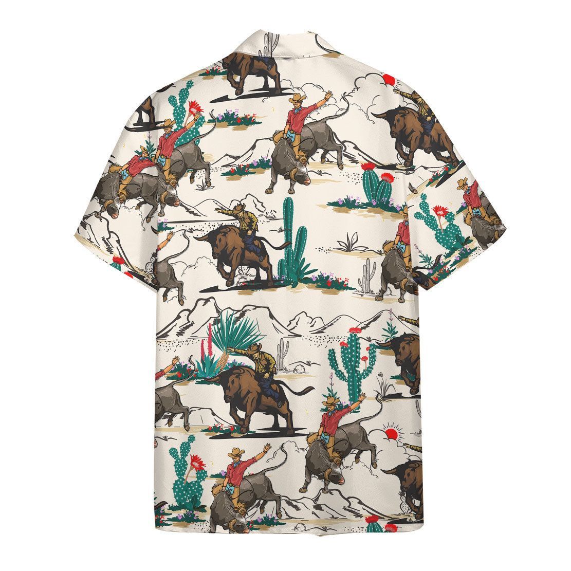 Bull Riding Hawaii Shirt 1