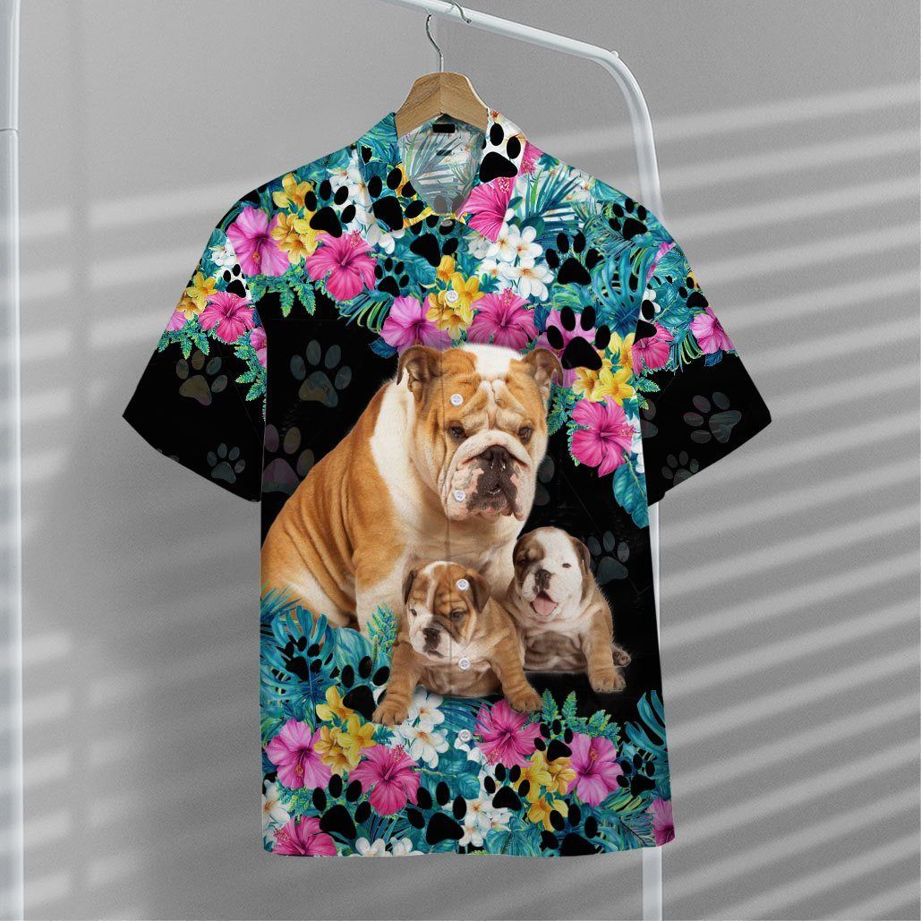 Bulldog Mother Day Hawaii Shirt 7