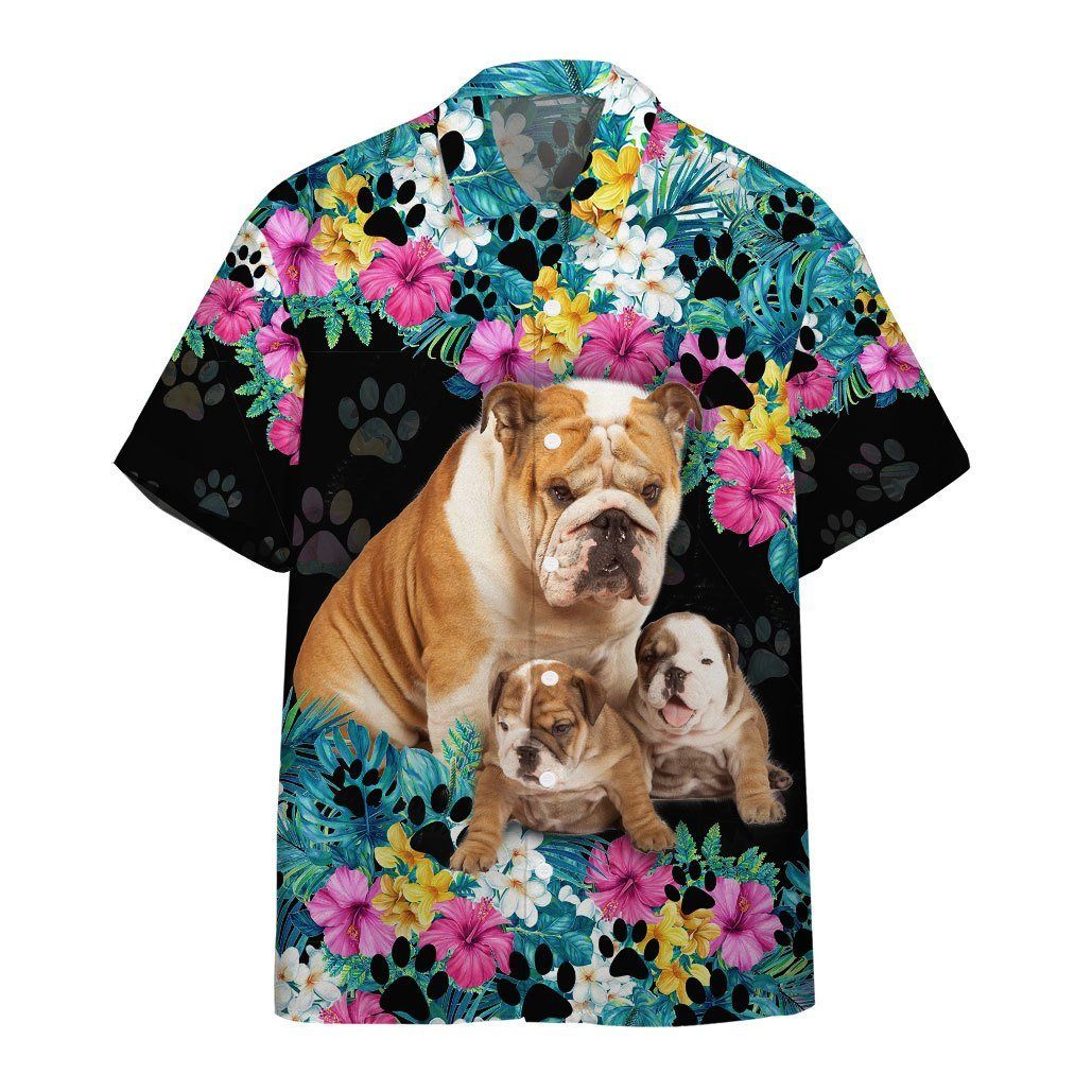 Bulldog Mother Day Hawaii Shirt