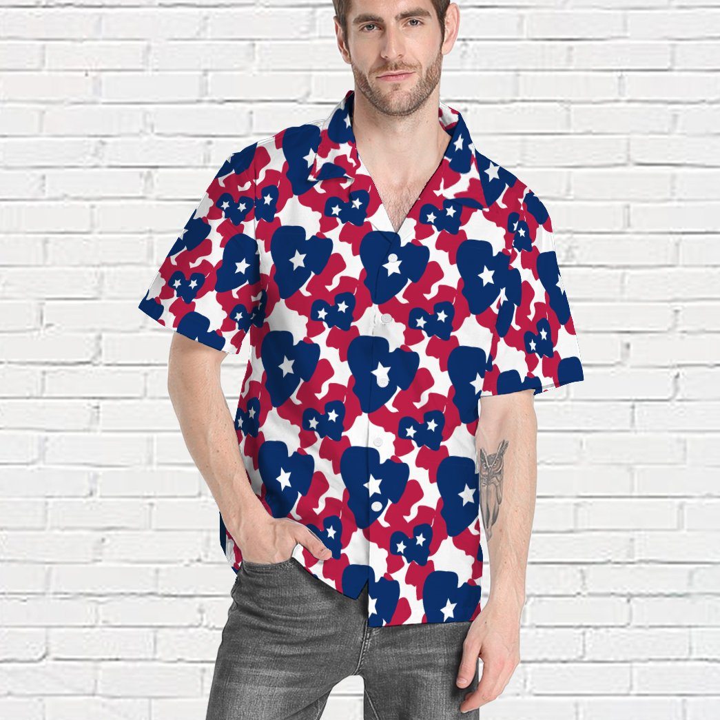 Camo In National USA Custom Hawaii Shirt 9