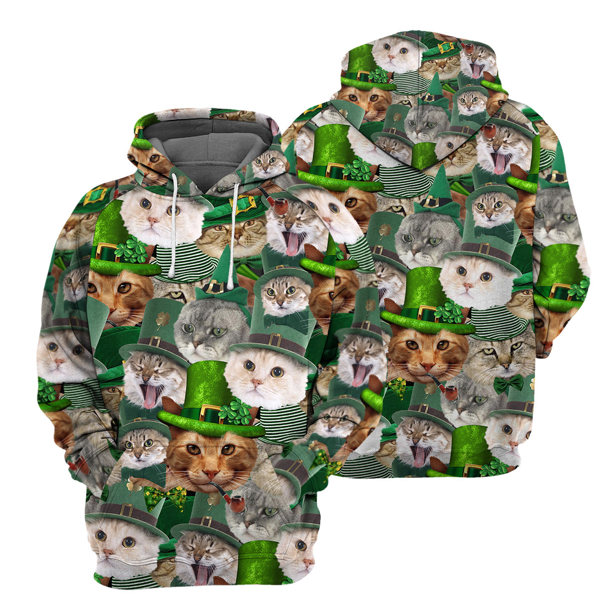 Cat Irish Unique All Over Print T-Shirt Hoodie Gift Ideas