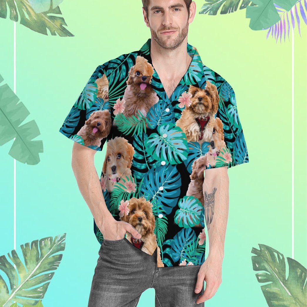 Cavoodle Dog Summer Custom Short Sleeve Shirt 7