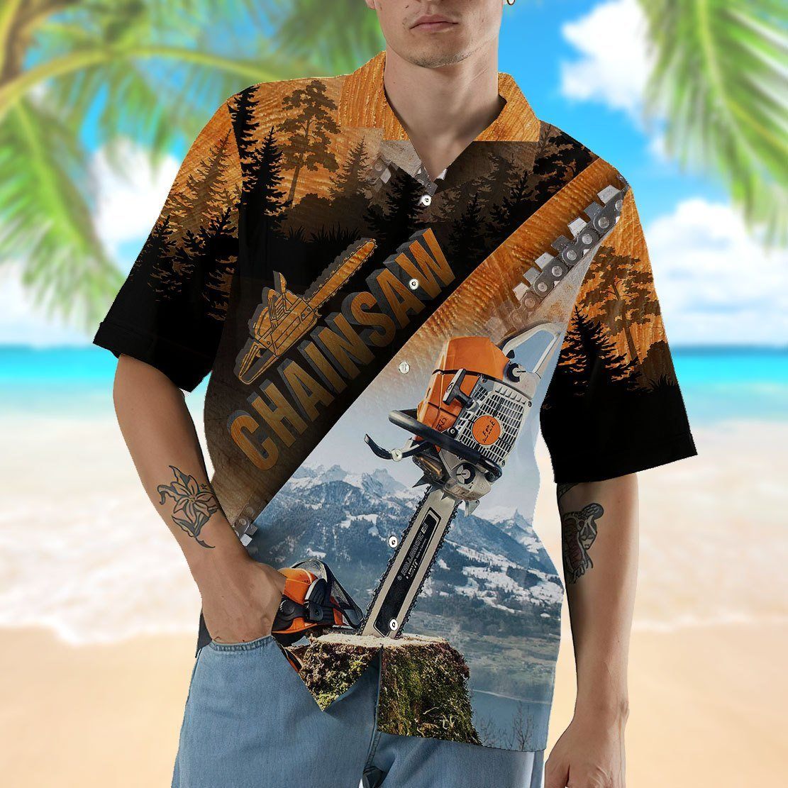 Chainsaw Hawaii Shirt 9
