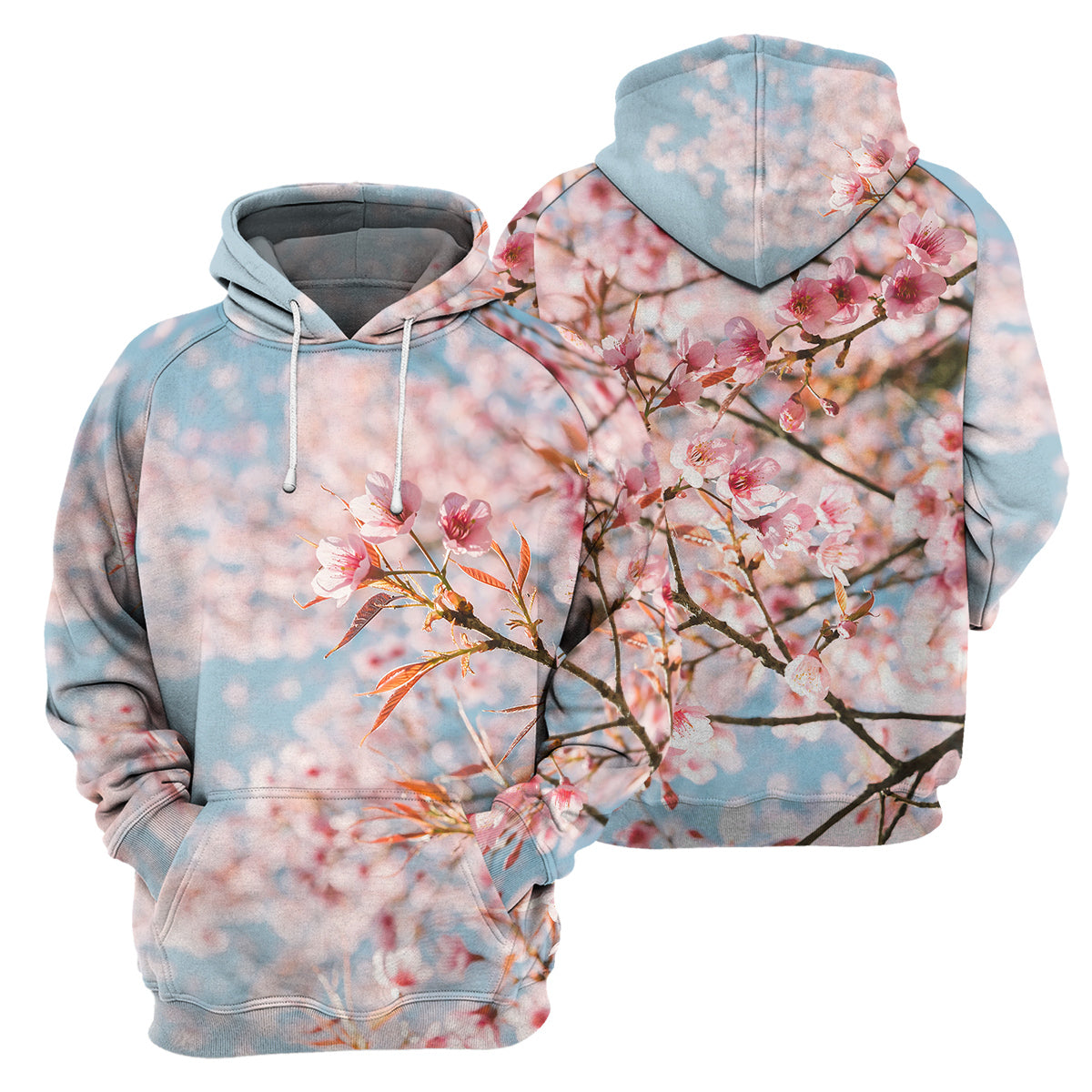 Cherry Blossom Unique All Over Print T-Shirt Hoodie Gift Ideas