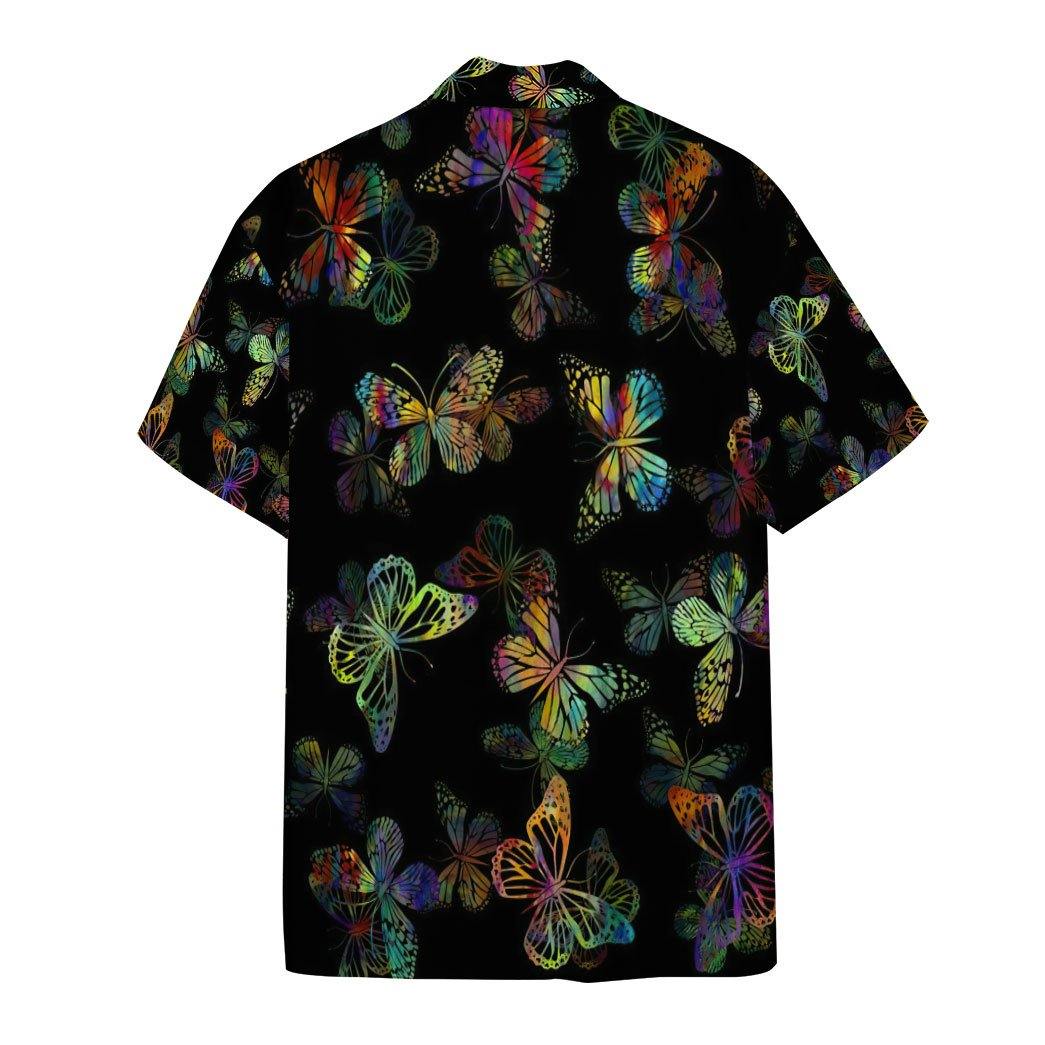 Colorful Butterflies Custom Hawaii Shirt