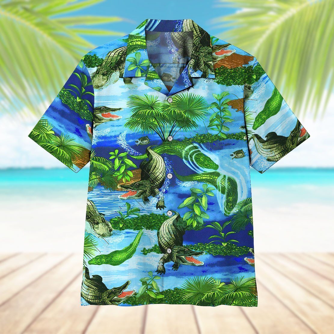 Crocodile Hawaii Shirt