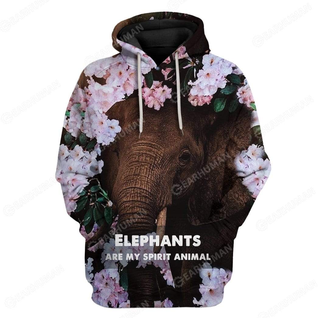 Custom Elephant Are My Spirit Animal Apparel